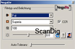 SilverFast NegaFix-Dialog