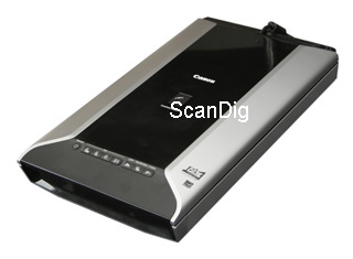 Flatbed film scanner Canon CanoScan 8800F transparency unit: 35mm slides and medium format, large format, pictures