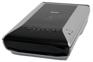 Test report Canon CanoScan 9000F flat bed scanner transparency