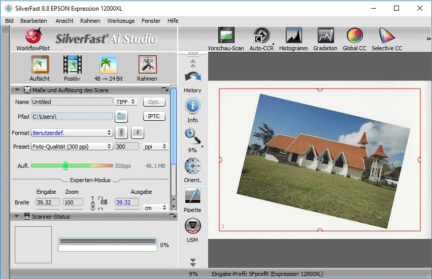 EPSON - Scanner Expression 12000XL - Format A3 - Photos/Documents -  Résolution 2400x4800 dpi - Recto