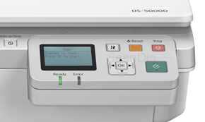 Das Netzwerkmodul des Epson Workforce DS-50000N