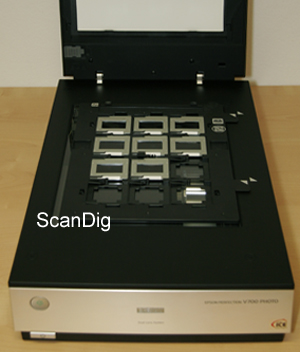 Test report flatbed-film-scanner Epson Perfection V700 Photo with transparency image quality, scanning