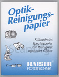 Reinigungspapier im kompakten Etui