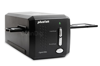 Plustek OpticFilm 8200i Filmscanner quality, scan speed, resolution, device test of the dia scanner detail