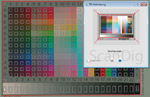 Man erkennt deutlich, wie SilverFast auf jedes einzelne Farbfeld einen eigenen Scan-Bereichs-Rahmen setzt.