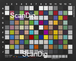 Digital Camera-Target for the Camera Profiling